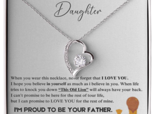 Father to Daughter Necklace Jewelry