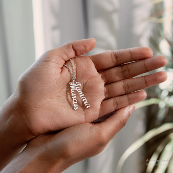 Personalized Multi Vertical Name Necklace