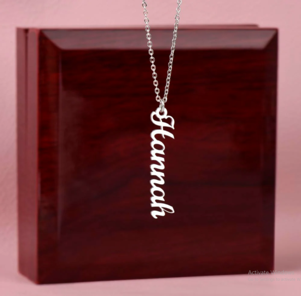 Personalized Multi Vertical Name Necklace