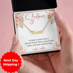 Personalized Gold Heart Necklace