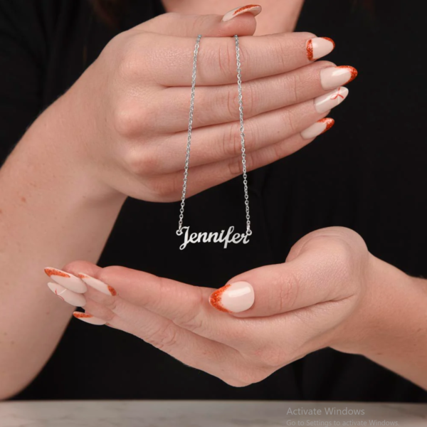 Personalized Gold Heart Necklace