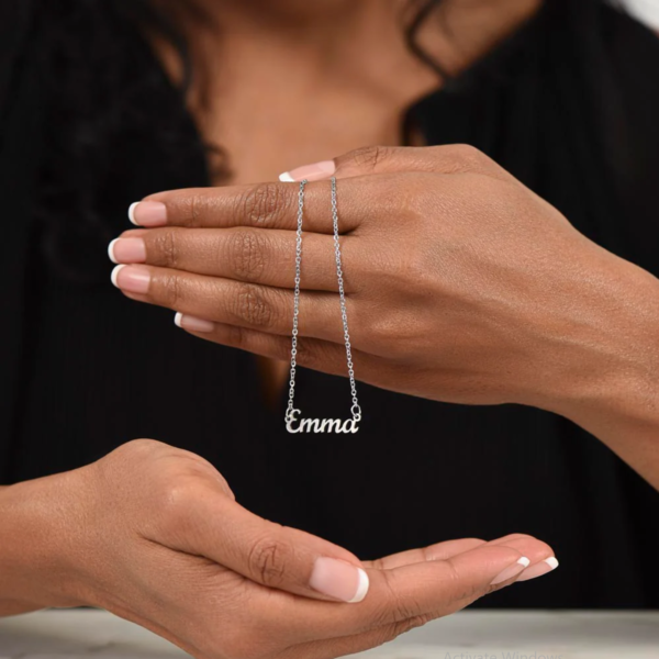 Personalized Gold Heart Necklace
