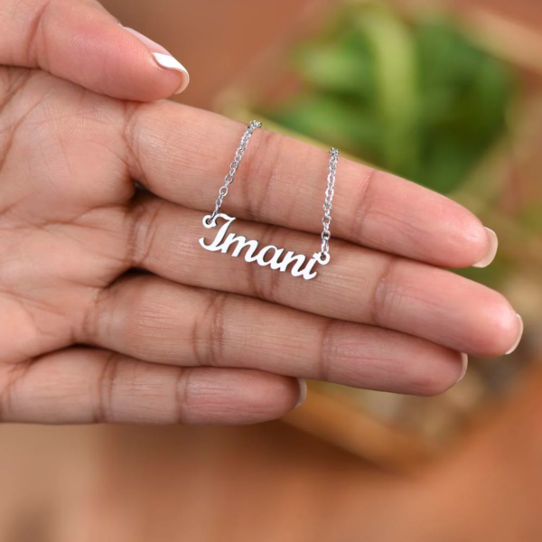 Personalized Gold Heart Necklace