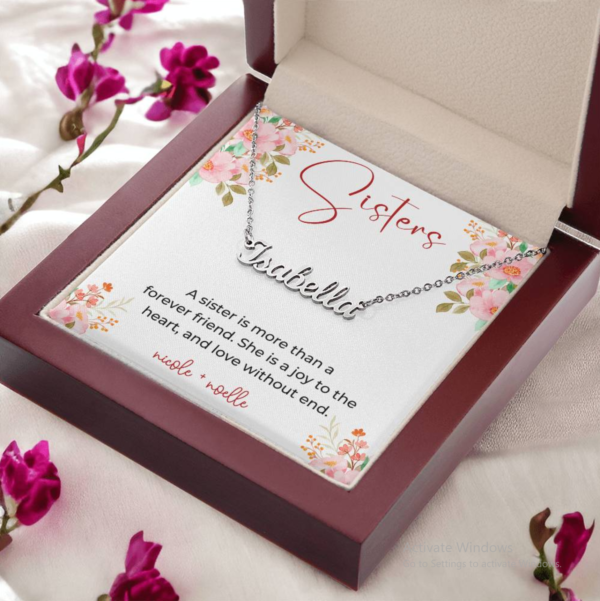 Personalized Gold Heart Necklace