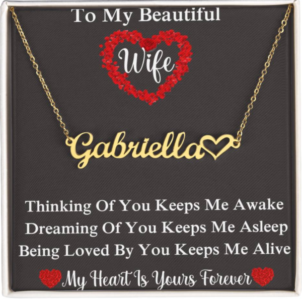 Sentimental Necklace for Wife